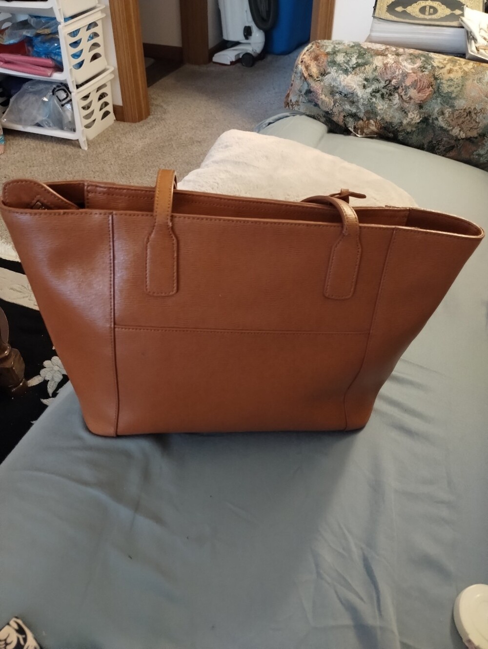 Ralph Lauren Brown Leather Zip Tote - Picture 4 of 10